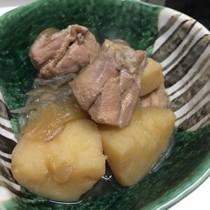 鶏肉で★肉じゃが